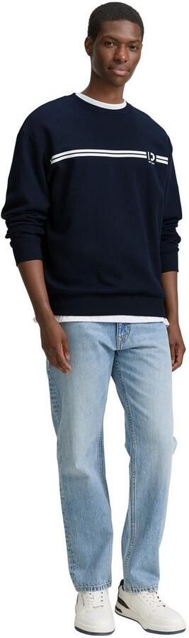 Tom Tailor Denim Regular fit sweatshirt van katoenmix - Foto 5