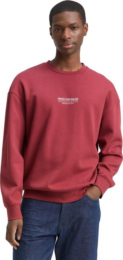 Tom Tailor Denim Sweatshirt met logoprint - Foto 6