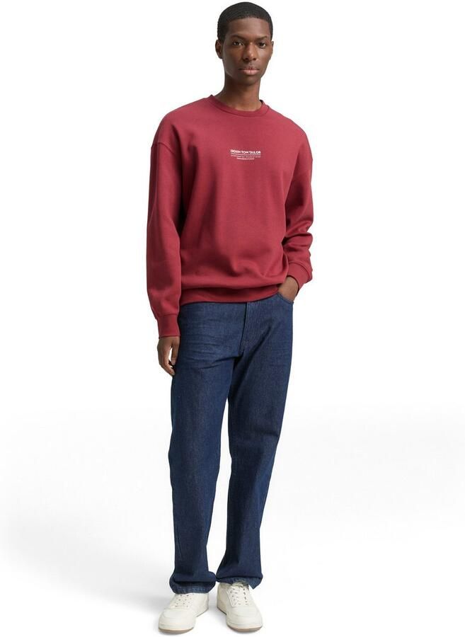 Tom Tailor Denim Sweatshirt met logoprint - Foto 4