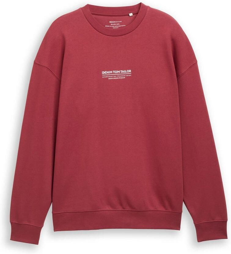 Tom Tailor Denim Sweatshirt met logoprint