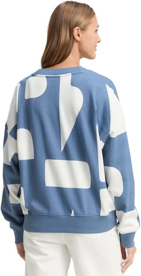 Tom Tailor Denim Regular fit sweatshirt van puur katoen - Foto 5