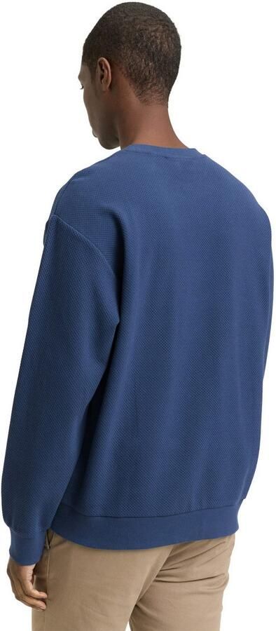 Tom Tailor Denim Sweatshirt met ribboorden - Foto 5