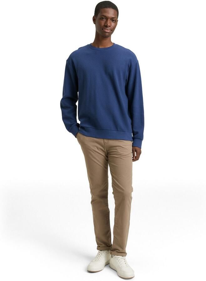 Tom Tailor Denim Sweatshirt met ribboorden - Foto 4