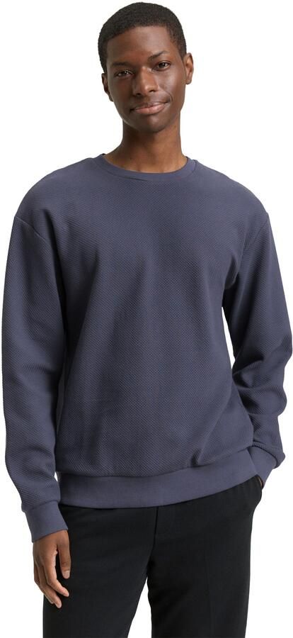 Tom Tailor Denim Sweatshirt met ribboorden - Foto 6