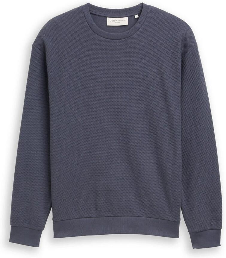 Tom Tailor Denim Sweatshirt met ribboorden