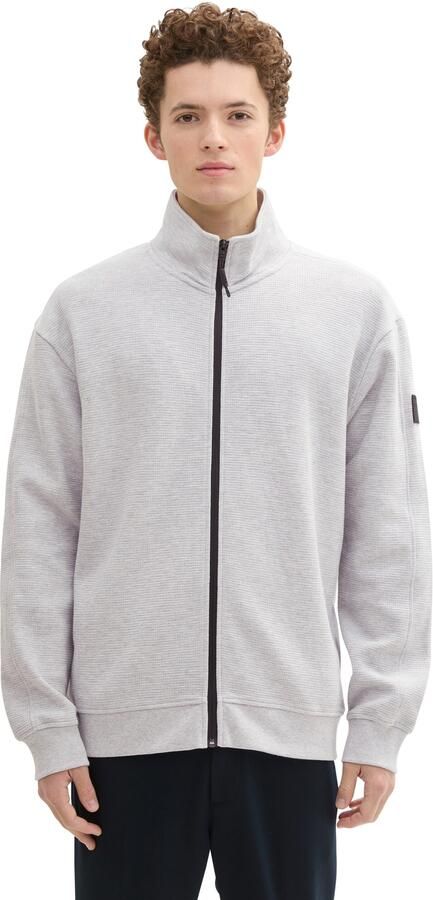 Tom Tailor Denim Sweatvest met opstaande kraag - Foto 5