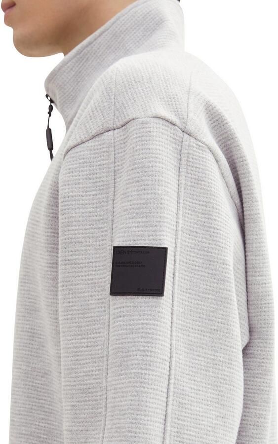 Tom Tailor Denim Sweatvest met opstaande kraag - Foto 2