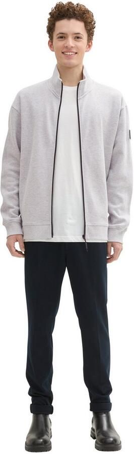 Tom Tailor Denim Sweatvest met opstaande kraag - Foto 4