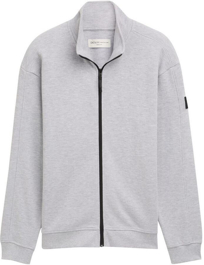 Tom Tailor Denim Sweatvest met opstaande kraag