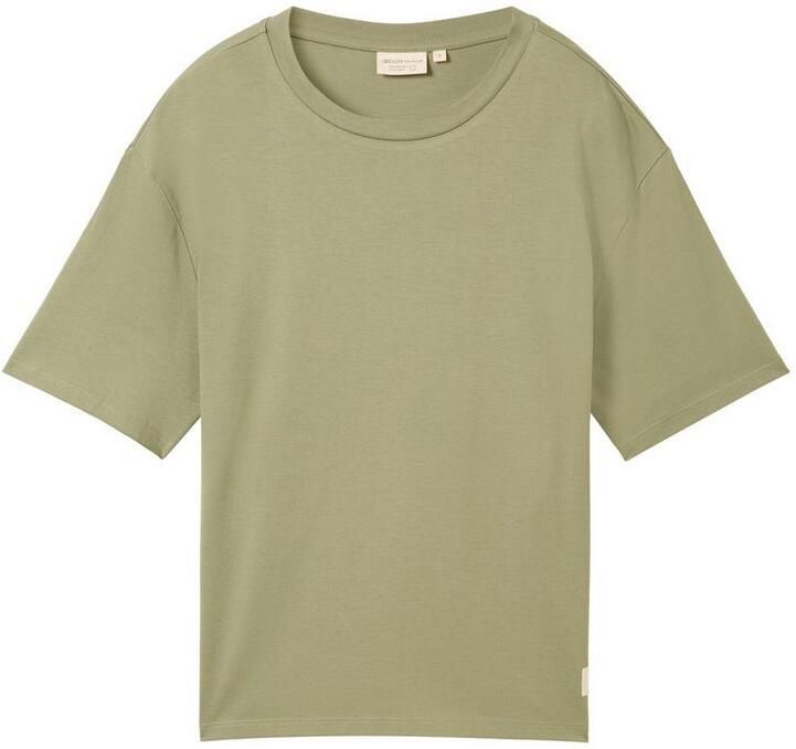 Tom Tailor Denim T-shirt Boxy van puur katoen - Foto 2