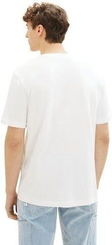 Tom Tailor Denim T-shirt Crewneck met kleine logoprint - Foto 4