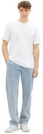 Tom Tailor Denim T-shirt Crewneck met kleine logoprint - Foto 5