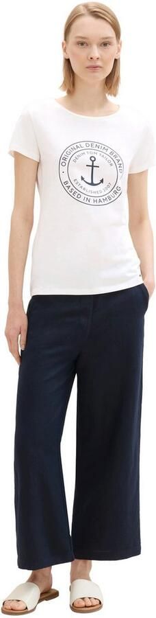 Tom Tailor Denim T-shirt Duo-pack met logo-print (set 2-delig) - Foto 6