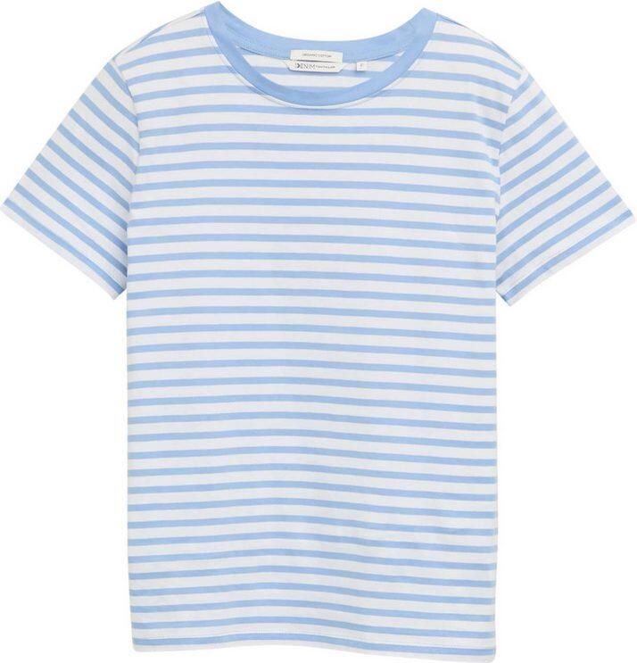 Tom Tailor Denim Boxy fit T-shirt en streepmotief - Foto 3