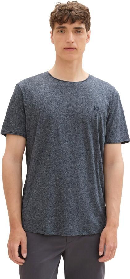 Tom Tailor Denim T-shirt in gemêleerde look - Foto 6