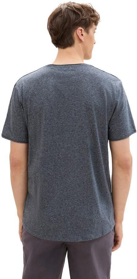 Tom Tailor Denim T-shirt in gemêleerde look - Foto 3