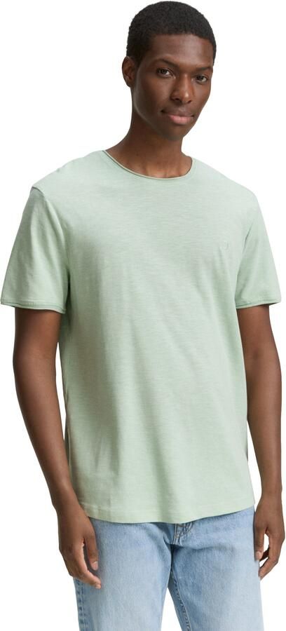 Tom Tailor Denim T-shirt in gemêleerde look - Foto 6