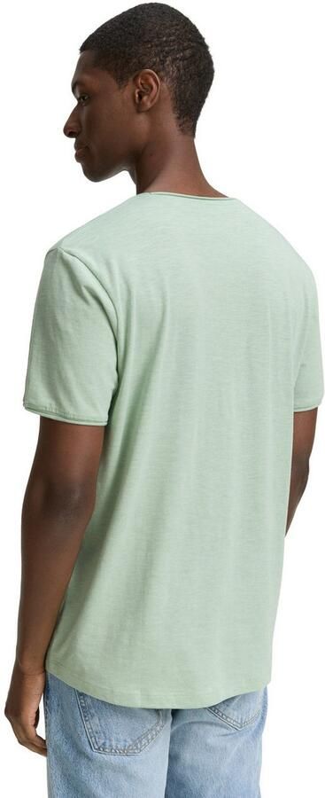 Tom Tailor Denim T-shirt in gemêleerde look - Foto 4