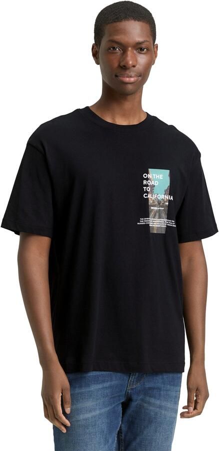 Tom Tailor Denim T-shirt met fotoprint - Foto 6