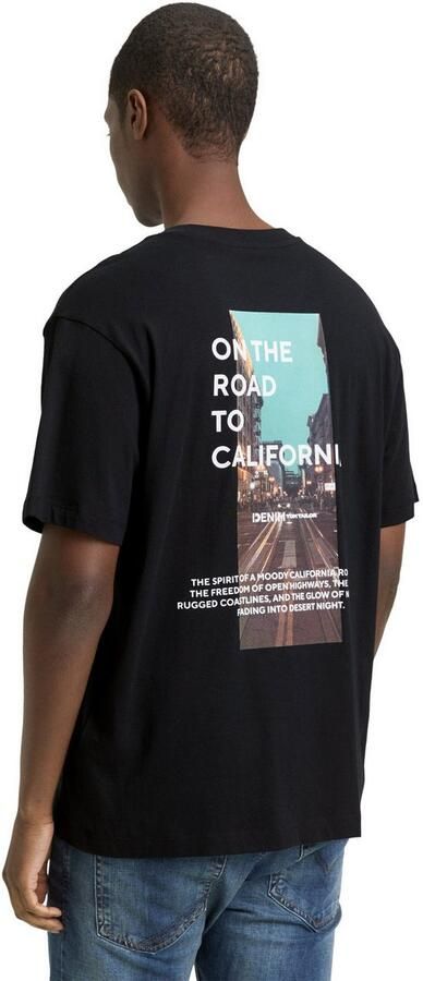 Tom Tailor Denim T-shirt met fotoprint - Foto 5