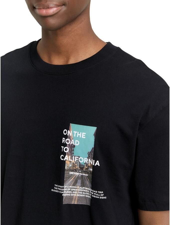 Tom Tailor Denim T-shirt met fotoprint - Foto 2