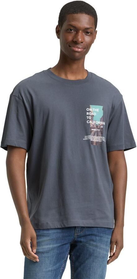 Tom Tailor Denim T-shirt met fotoprint - Foto 6