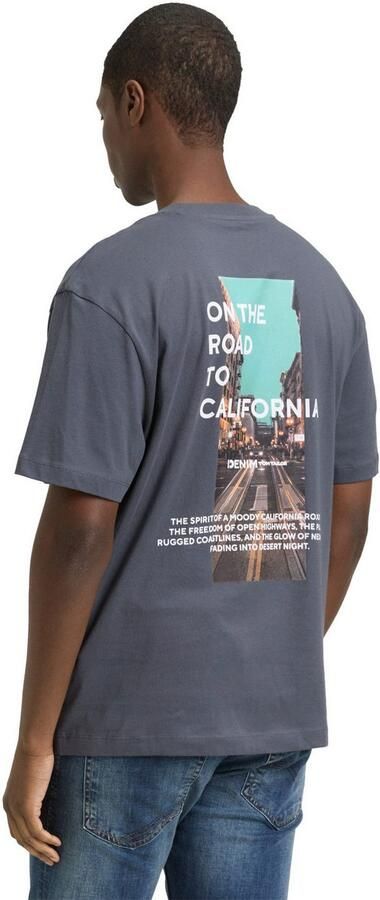 Tom Tailor Denim T-shirt met fotoprint - Foto 5