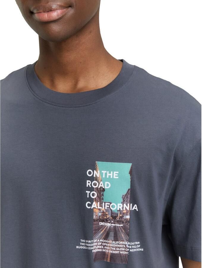 Tom Tailor Denim T-shirt met fotoprint - Foto 2