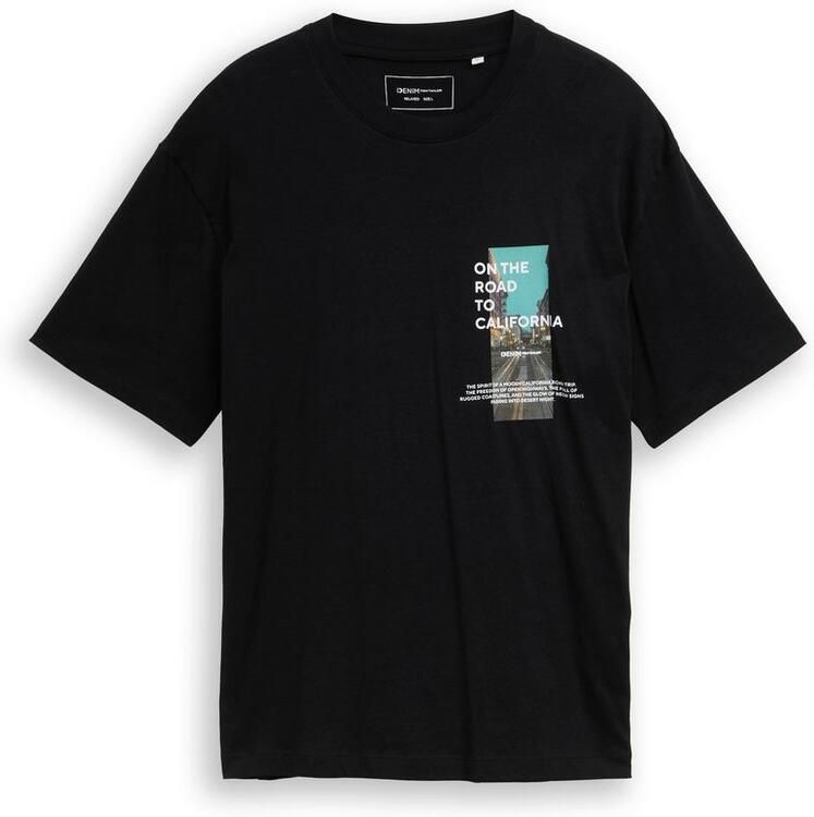 Tom Tailor Denim T-shirt met fotoprint - Foto 4