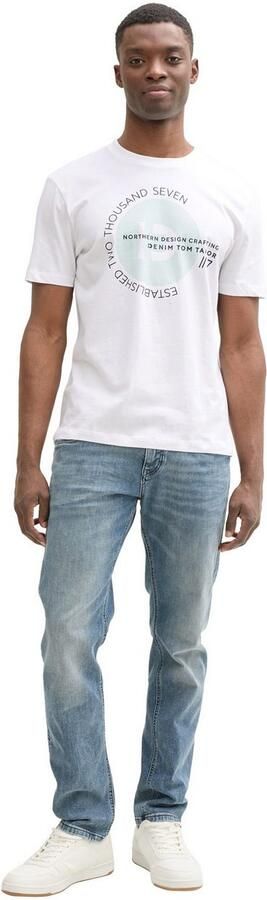 Tom Tailor Denim T-shirt met grote print (set 3-delig 3-pack) - Foto 5