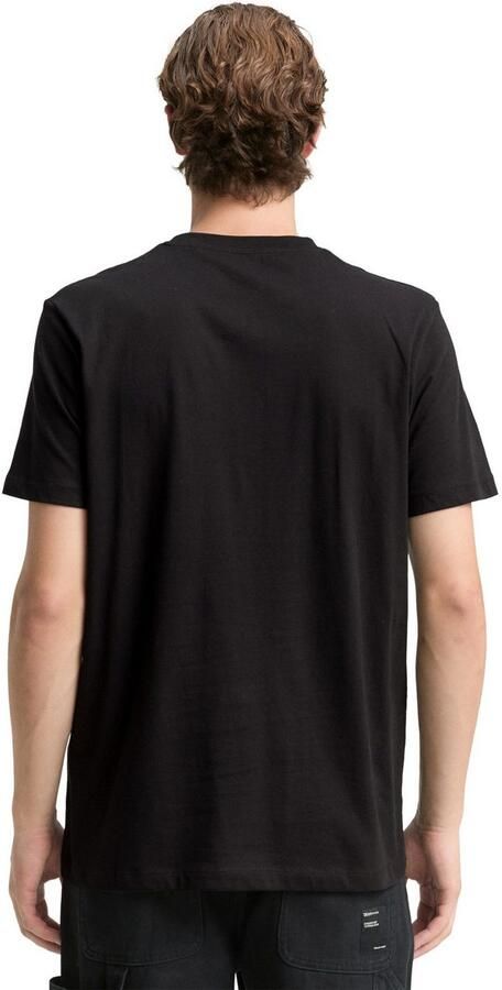 Tom Tailor Denim T-shirt met logo-frontprint - Foto 4