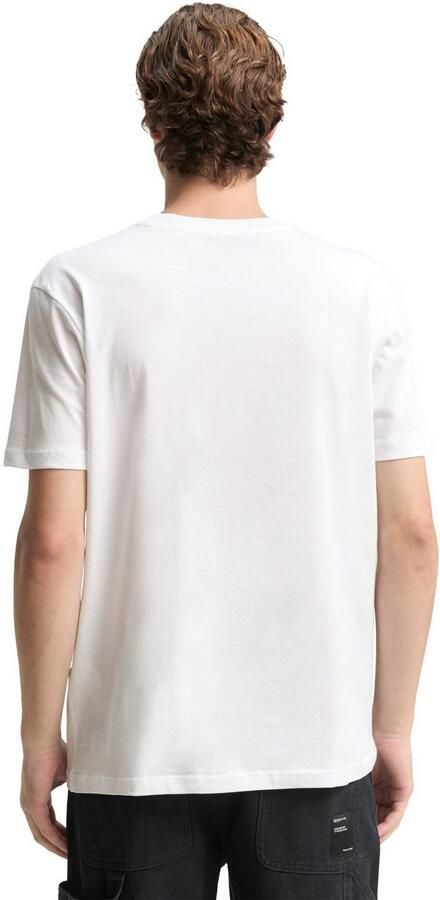 Tom Tailor Denim T-shirt met logo-frontprint - Foto 4