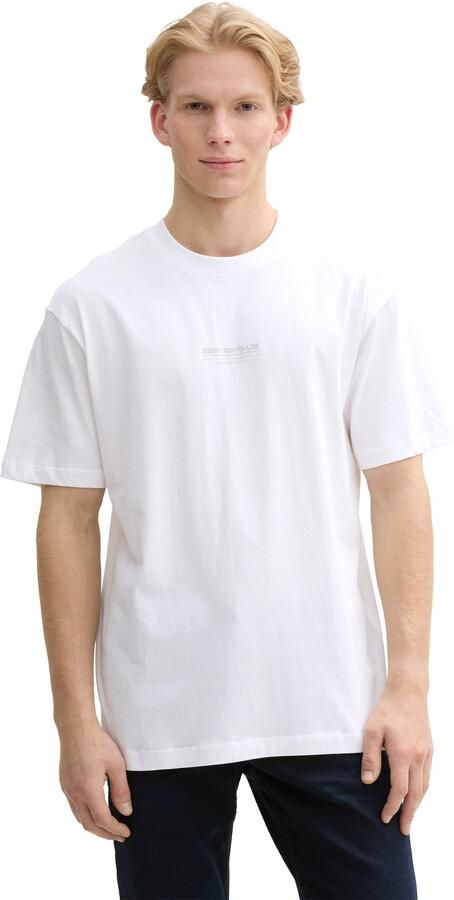 Tom Tailor Denim Regular fit T-shirt van puur katoen - Foto 5