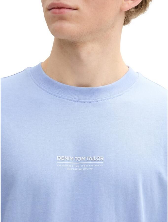 Tom Tailor Denim Regular fit T-shirt van puur katoen
