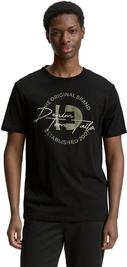 Tom Tailor Denim T-shirt met print (set 3-delig) - Foto 7