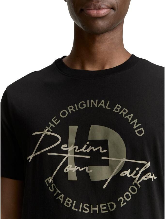 Tom Tailor Denim T-shirt met print (set 3-delig) - Foto 2