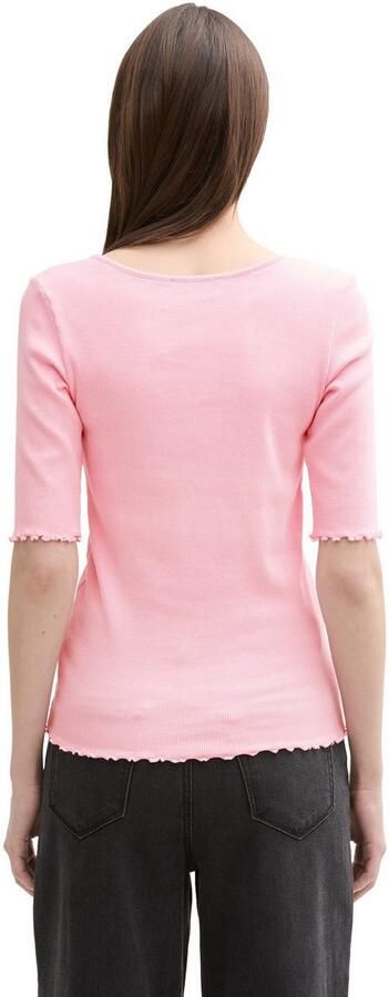 Tom Tailor Denim Slim fit T-shirt van katoenmix - Foto 4