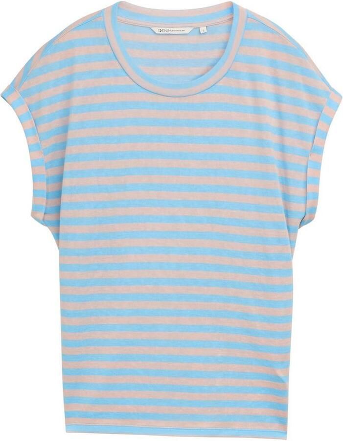 Tom Tailor Denim T-shirt met streepmotief