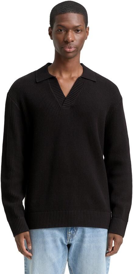 Tom Tailor Denim Trui met polokraag met ribboorden - Foto 6