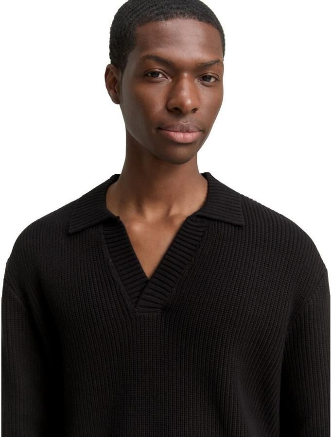 Tom Tailor Denim Trui met polokraag met ribboorden - Foto 3