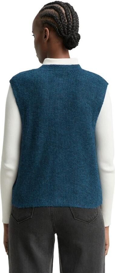 Tom Tailor Denim Vest met knoopsluiting - Foto 5