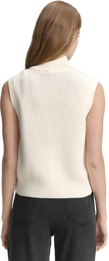 Tom Tailor Denim Vest zonder mouwen en met ritssluiting - Foto 4