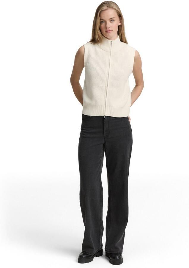 Tom Tailor Denim Vest zonder mouwen en met ritssluiting - Foto 3