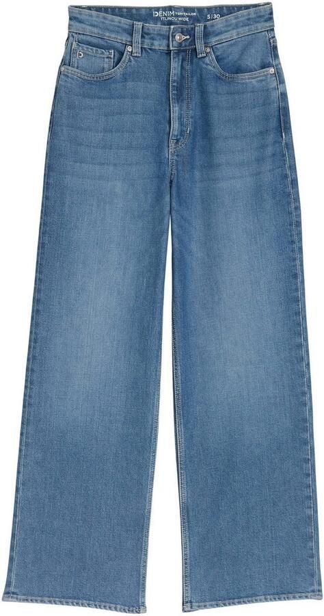 Tom Tailor Denim Wijde jeans LINOU in five-pocketsstijl - Foto 5