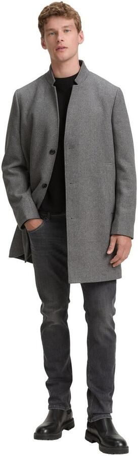 Tom Tailor Denim Wollen jack met opstaande kraag - Foto 5