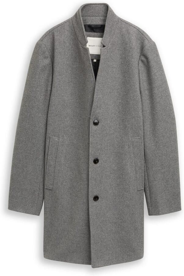 Tom Tailor Denim Wollen jack met opstaande kraag - Foto 3