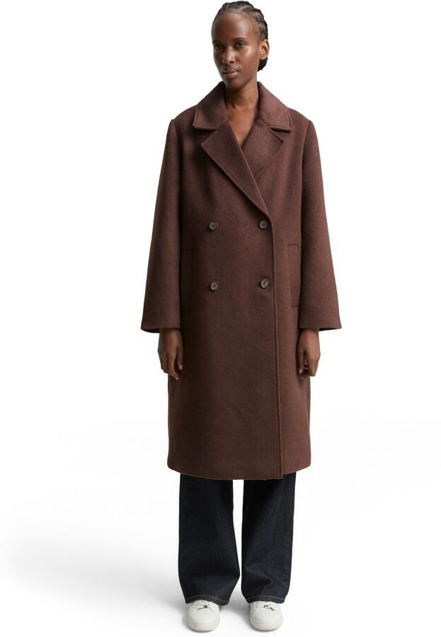 Tom Tailor Denim Wollen jas met reverskraag - Foto 6