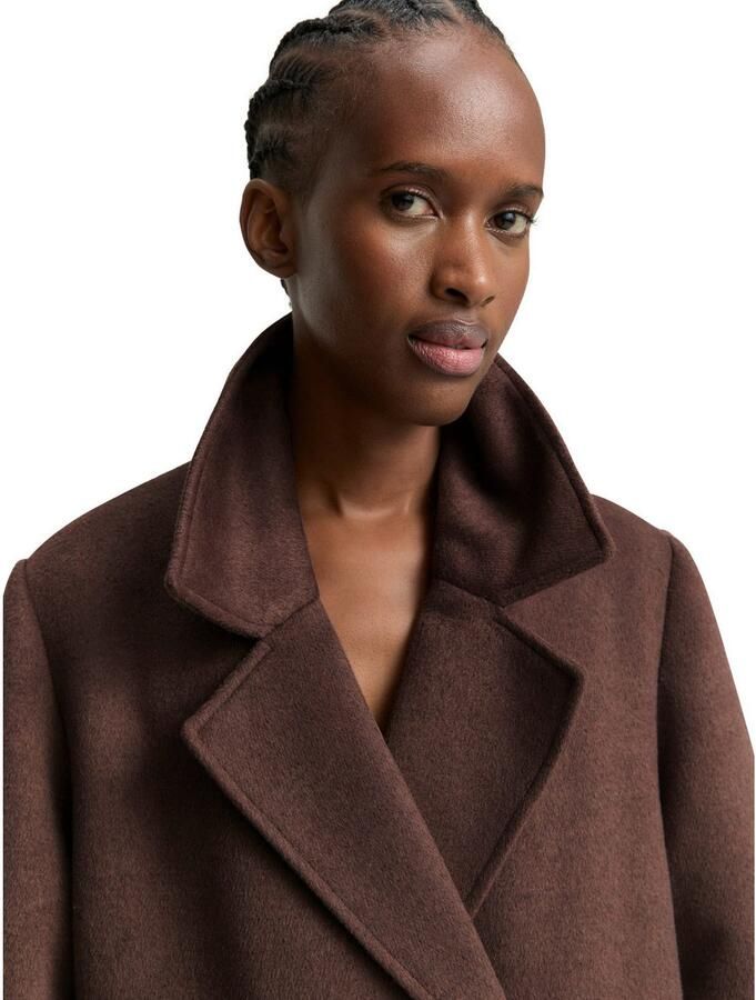 Tom Tailor Denim Wollen jas met reverskraag - Foto 2