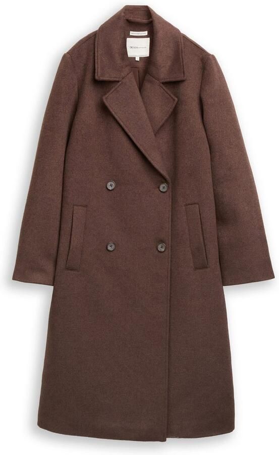 Tom Tailor Denim Wollen jas met reverskraag - Foto 3