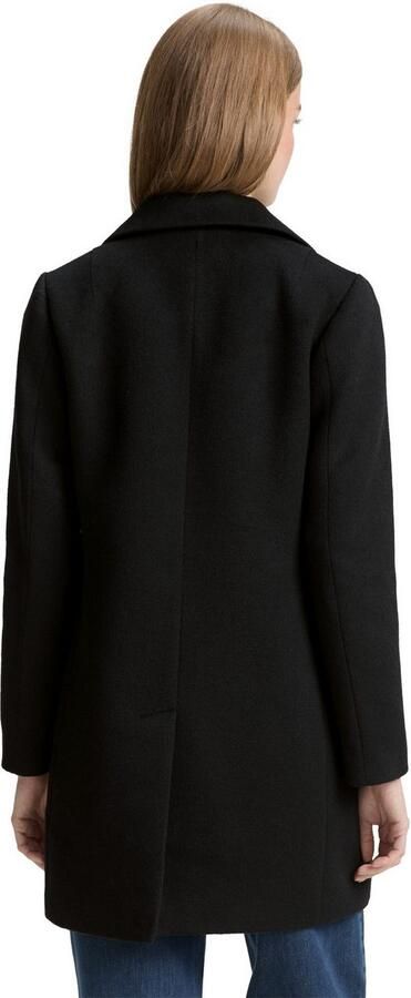 Tom Tailor Denim Slim fit lange jas met wol - Foto 4